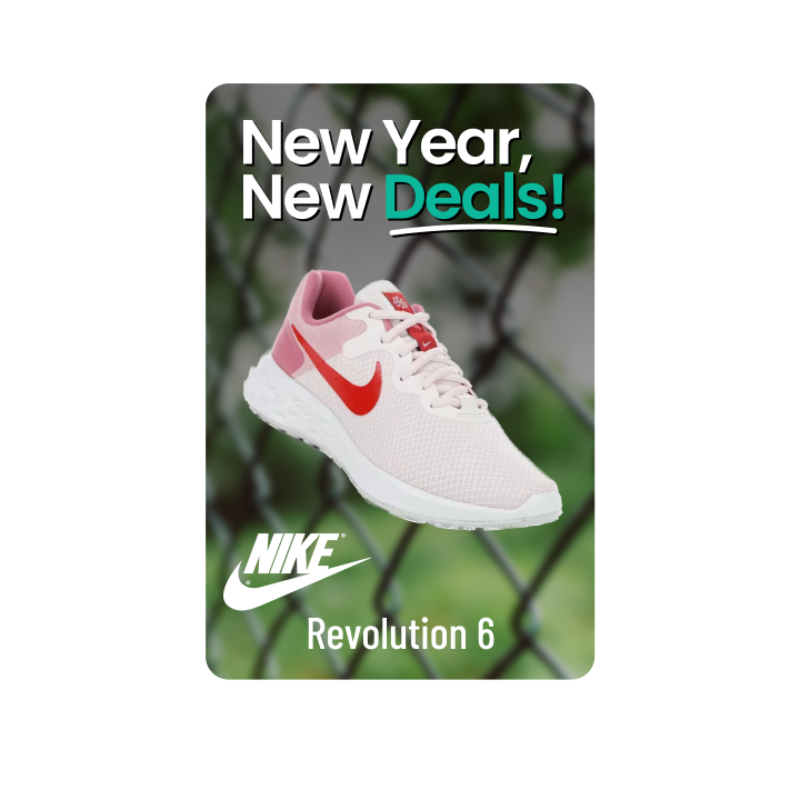 Nike Revolution 6 running shoes.