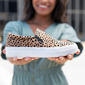 cheetah print slip on shoes