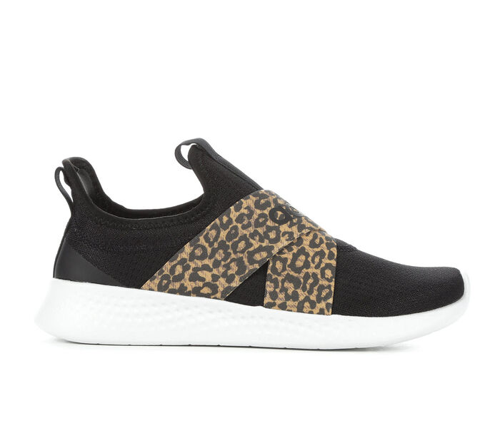 Women’s Adidas Puremotion Adapt Slip-On Sneakers in Black/Leopard