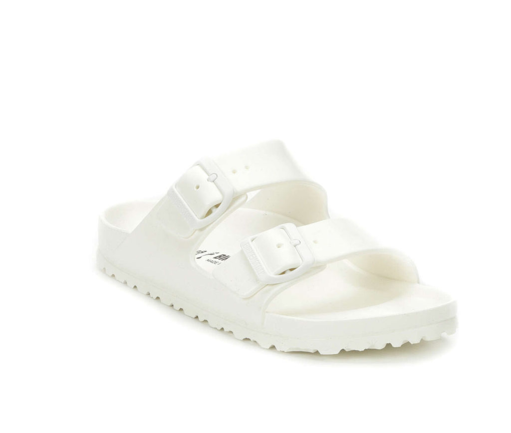 Head from the gym to the beach with rubber foam Birkenstocks