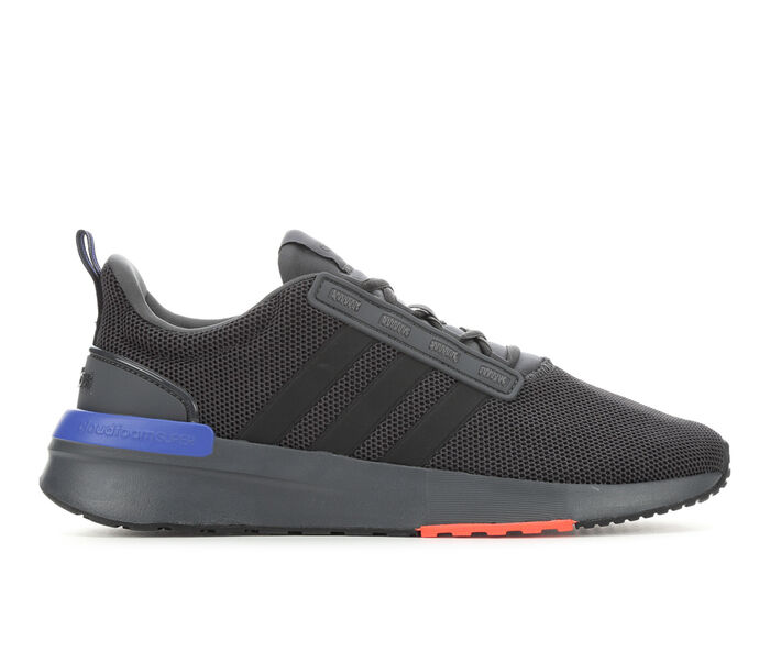 Men's Adidas Racer TR 21 Primegreen Sneakers in Gry/Blk/Blu/Org