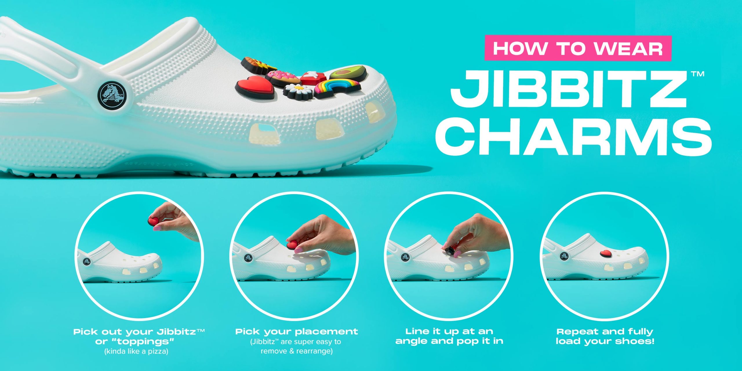 Crocs Jibbitz Shoe Charms - How To Put Them On
