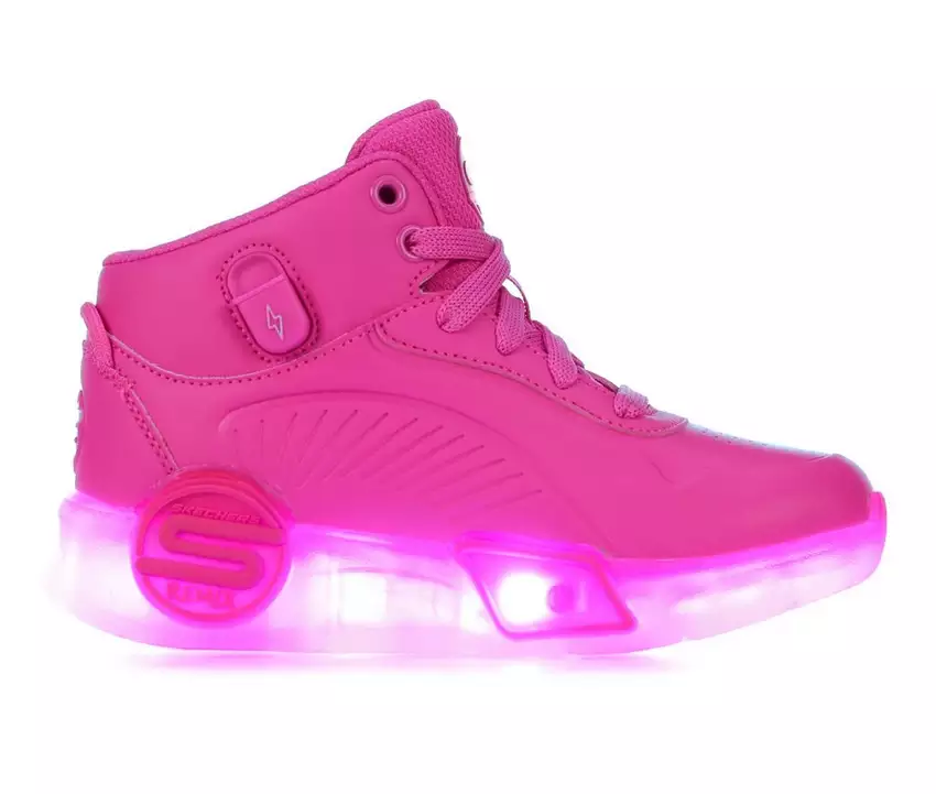 first day of school outfits girls' skechers little & big kid s-slights remix sound activated light-up sneakers